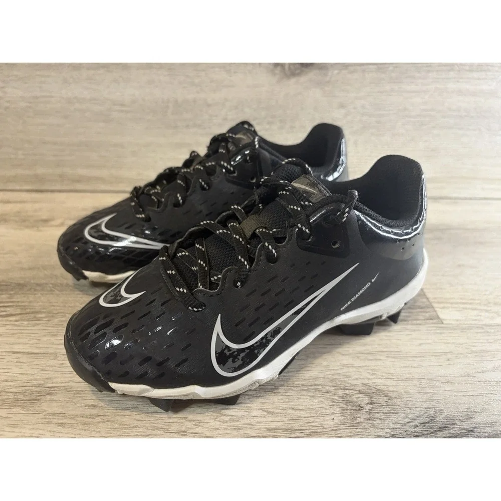 Nike Hyperdiamond 4 Keystone Softball Cleats Kids 1Y Multi Lace Up FZ0919-001